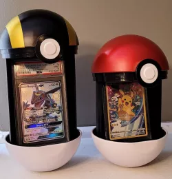 Pokeball Tin Card Display - One Touch / PSA Slab