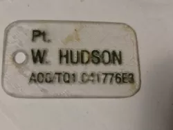 Pt. Hudson dog tags
