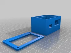 Pwnagotchi case with external antenna, GPS, PiSugar2 battery and bike support