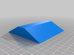 Pyramid w Ledge for Tech Deck