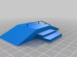 Ramp, Rail and Manual Pad for Tech Deck Skate Park