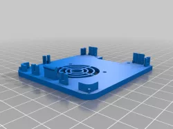 Raspberry pi 4 Canakit case lid with holes for HQ camera