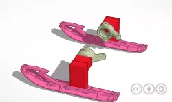 Rc skis 1/18