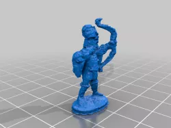 Replica of Ral Partha 02-014 High Elf Bowman