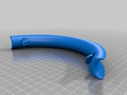 Rubber band sling for crossbow pistol