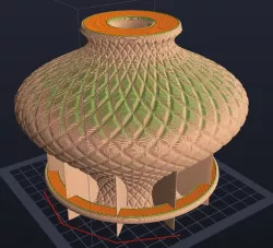 Saturn Vase (5 textures)