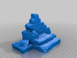 Sculpted Ruin peice.
