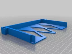 Shelf with no groove for horizontal printing