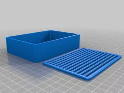 Simple soap holder with drip grid