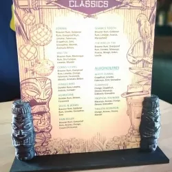 Tiki Cocktail Card Holder