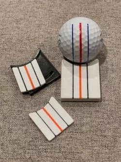 Triple Track Golf Ball Marker