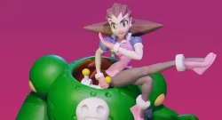TRON BONNE FROM MEGA MAN LEGENDS