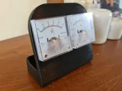 Voltmeter holder