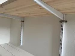 Wall bracket for Elfa Top Hung Wardrobe System 