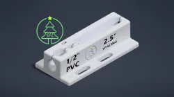 1/2" PVC Drilling Jig - 1/2" Bit 2.5" Spacing