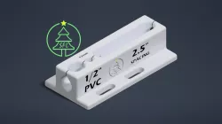 1/2" PVC Drilling Jig - 12mm Bit 2.5" Spacing