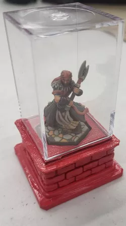 28mm Mini Case Dice Box  -Polygon
