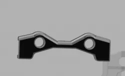 Absima CR3.4 Front Bumper Holder with Karofuse