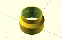adapter duct 120/100 mm