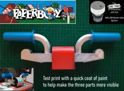 Arcade spinner Paperboy handlebars - GRS USB BHS compatible