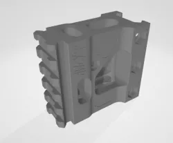 "Are we cool yet" riser with picatinny rail spliced into it.