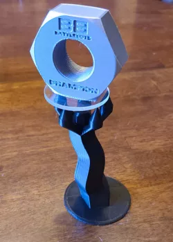 BattleBots Giant Nut Championship Trophy