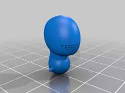 Black Hole Humanoid Head