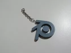 Blender logo keychain