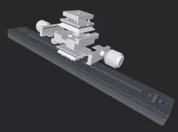 Camera stabilizing linear rail
