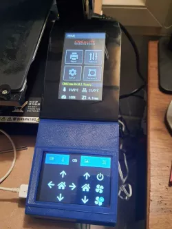 CR-6 SE below touch screen mount