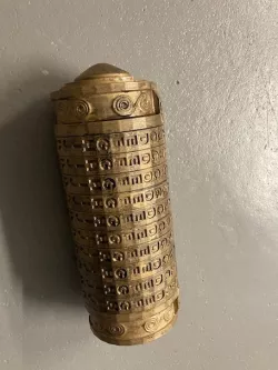 Cryptex with swedish or english letters, customable