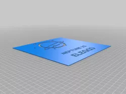 Elegoo Neptune 2S custom buildplate/platform for Ultimaker Cura