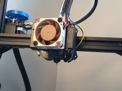 Ender 3 V2 - Hotend Noctua fan replacement duct (original part cooler blower)