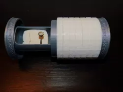 Engagement ring box cryptex like