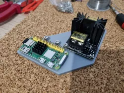 FLSUN Q5 - Mosfet + Raspberry Pi Zero mount
