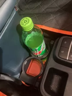 Ford Maverick bottle/can holder for useless cubby