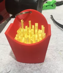 Fry Box Keychain