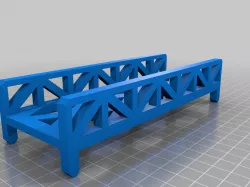 HO Scale Train Bridge
