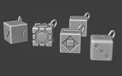 Keychain dice