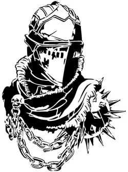 Knight stencil