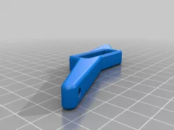 Lever for car keys (short lever version)