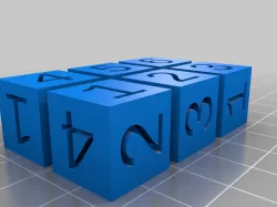 Loaded Number Dice