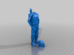 low poly Boba Fett REMIX