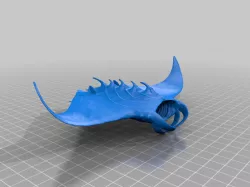 Manta Ray Sea Monster Leviathan Creature