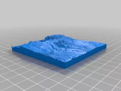 Michigan Topographic Model
