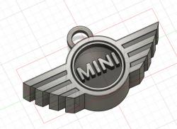 Archivo STL gratis Pendentif porte clé Mini cooper / Mini cooper Llavero  adorno・Plan para descargar y imprimir en 3D・Cults