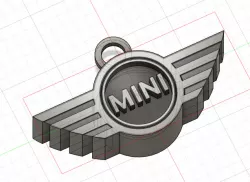 Mini cooper key holder