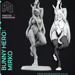 Mirko - Bunny Hero - Fanart Model - 30CM - Anime Girl. 