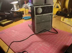 Motion activated solder fan