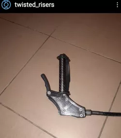 Paramotor Throttle with cruise control Version 2.  Twisted Risers.
